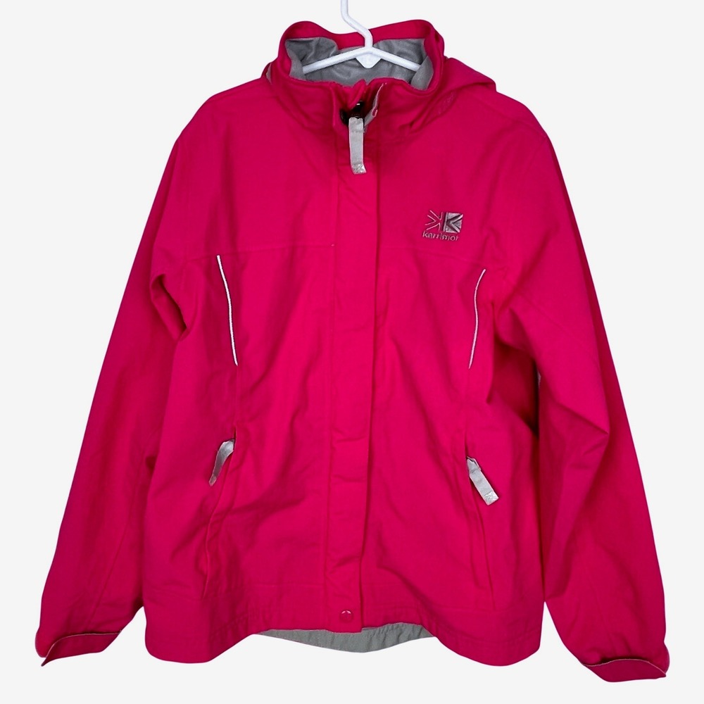 Karrimor Fuchsia Weathertite Waterproof Hooded Rain Jacket Windbreaker Kids 10